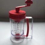 EMOER Manual Batter Dispenser Waffles Pancake Mixer Plastic Pastry Blender