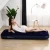 EN71 Customized OEM Durable Folding Flocked Inflatable Mattress Single Air Sleeping Bed With 24 Holes