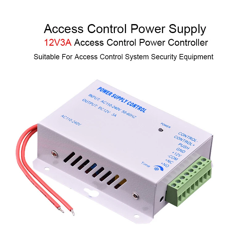 Eseye China 12V3A Mini Access Control Switching Power Supply Power Box Power Controller