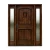 Import European Style entry gates house front doo Wrought Iron Wood Mdf Entry Wrought Iron Garage Door from China