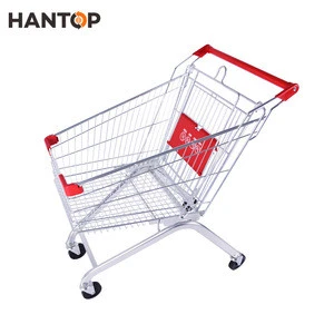 European style wire supermarket shopping trolleyshoping cart HAN-E80 6332