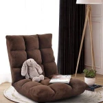 Fabric Floor Gaming Chair Upholstered Lazy Sofa Adjustable Floor Game Chair Easy Folding Chairs for Kids