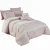 Import Factory 90gsm microfiber embroidery red comforter sets from China