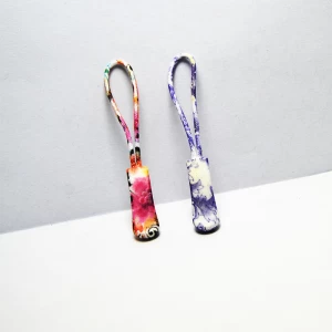 Factory Cheap Price Wholesale Fancy Zipper Pulls Lanyard colorful Rubber Zip Pullers For Bag Sliders