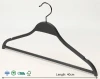 factory custom wholesale cheap flat plastic coat hanger cover