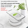 Factory direct sales portable multi-function wireless charger handheld home desktop vacuum   cleaner