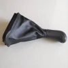 Factory directly sale shift lever car parts gear  knob with black leather covers car gear shift cover 5SPEED forSKODA