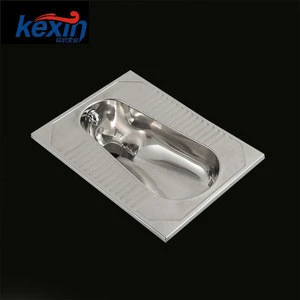 Factory Easy to Install Toilets Stainless Steel Squat Squatting Pan