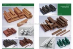 factory hot selling plastic extruded UPVC profile