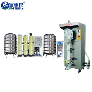 Factory Price Automatic Plastic Pouch Liquid Sachet Water Bag Filling Machine