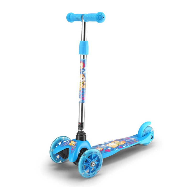 Factory price new arrival kids fat scooter adjustable height foot standing boys and girls kick scooter for sale