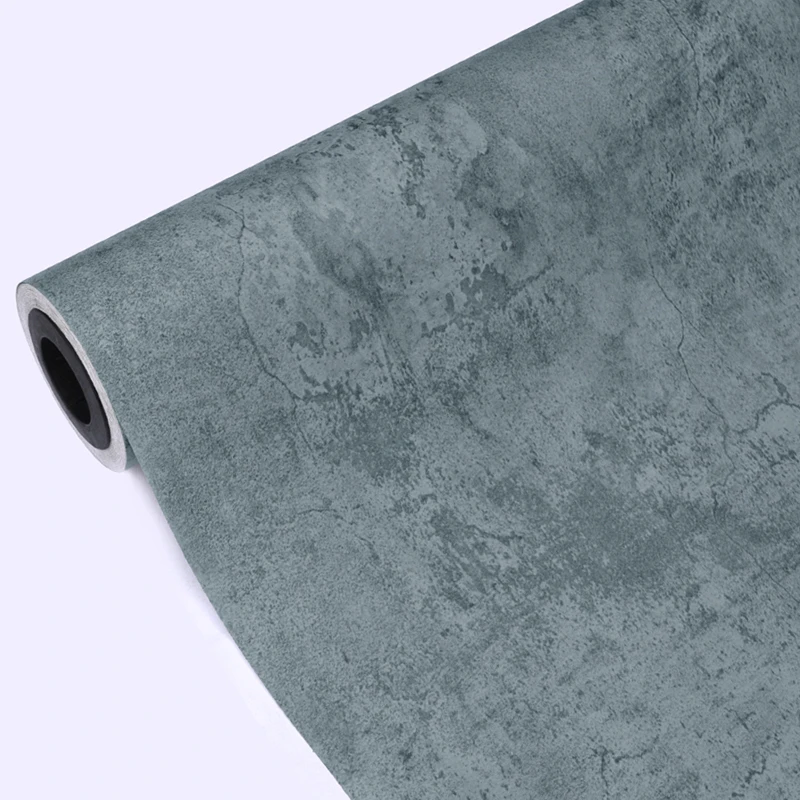 Factory Price Self Adhesive Cement Wallpaper Home Office Hotel Decor 122X500CM PVC Wallpaper