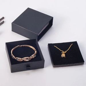 Factory Small Jewelry Packaging Gift Box Cardboard Drawer Storage Paper Box Custom Logo Drawer Jewelry Box