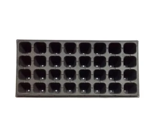 factory supply 32 cells plastic ps material seed plug tray with custom thickness