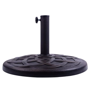 Factory supply outdoor leisure weight heavy patio resin umbrella stand base