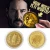 Import Factory Wholesale Custom Antique Challenge Coin John Wick Cosplay Gold Continental Coin from China