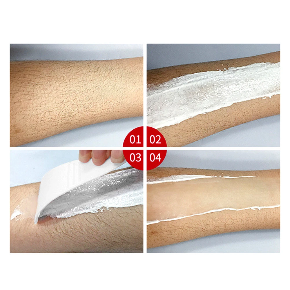 Factory wholesale hair removal cream with scraper, cleans up legs, hands, and face without hurting pores, ODM/OEM