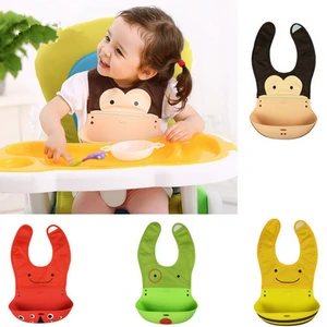 Factory Wholesale High quality Silicone baby bib