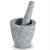 Import Factory Wholesales High Quality Unpolished Large Gray Mortar and Pestle Set Stone for Spice/Coffee Bean from China