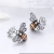 Import Fashion Bee Stud Earrings 925 Sterling Silver Earrings Studs from China
