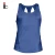 Import Fashional back with holes gym sports tank top in blue from China