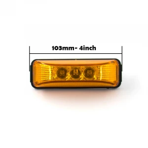 Fast delivery clearance lights 10-30v leds amber red white led side marker light