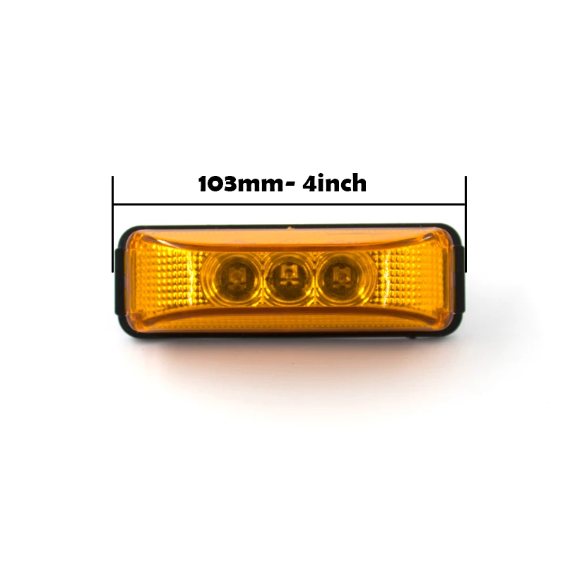 Fast delivery clearance lights 10-30v leds amber red white led side marker light
