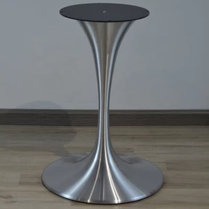 favorable price designed stainless steel  metal table base coffee Furniture hardware leg  Tulip table accessory