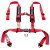 Import FIA certificated ride 4 points harness racing seat belt with quick release buckle from China