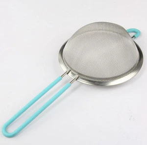 Fine Mesh Stainless Steel Strainers hot sell skimmer stainless steel colander