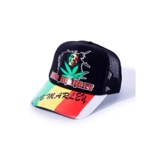 flame embroidery green baseball cap polo sport cap customize sport cap trucker hat