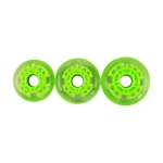 Flashing LED PU inline skate roller wheel