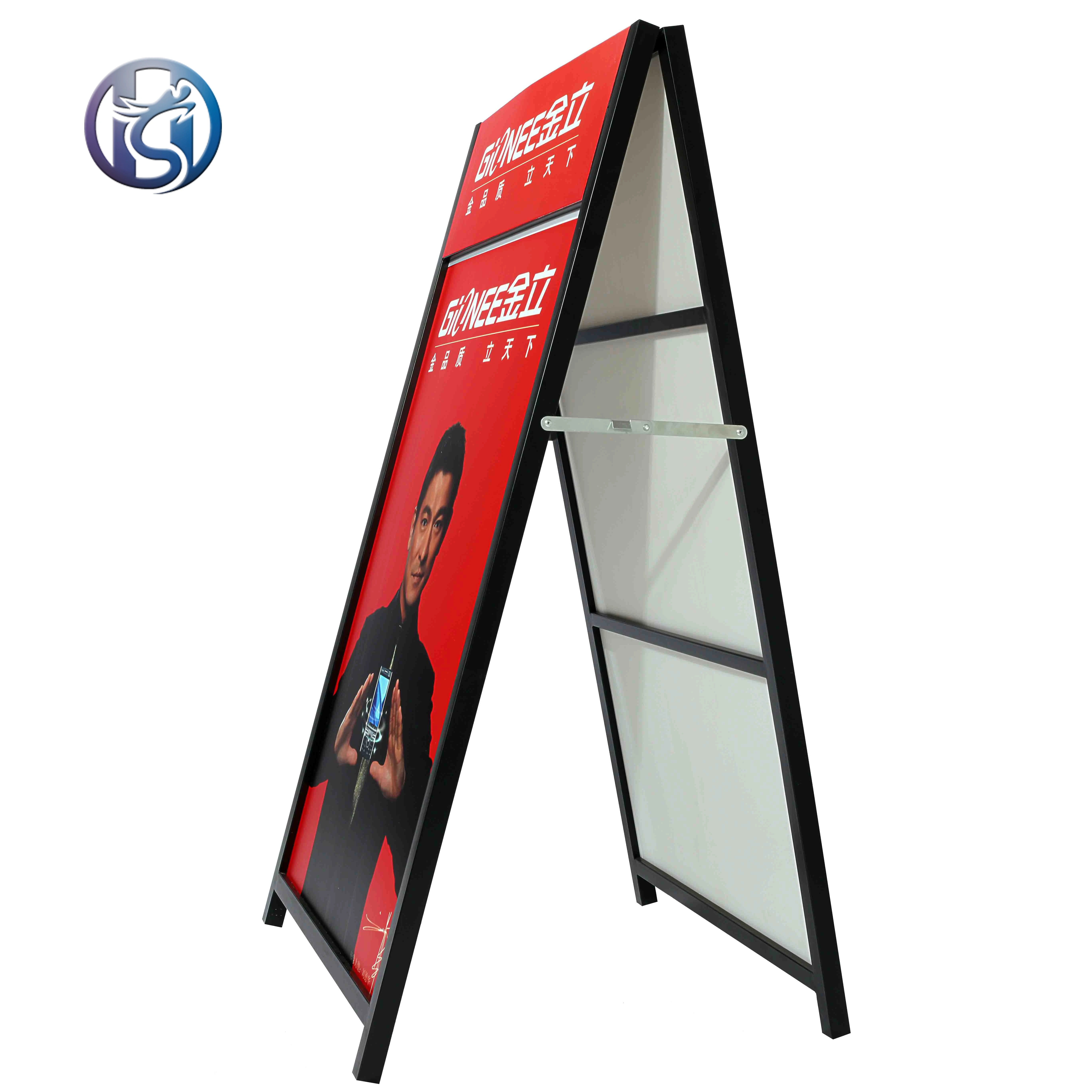 Floor Display Advertising Board Iron Poster Frame Pavement Sign HS-H25
