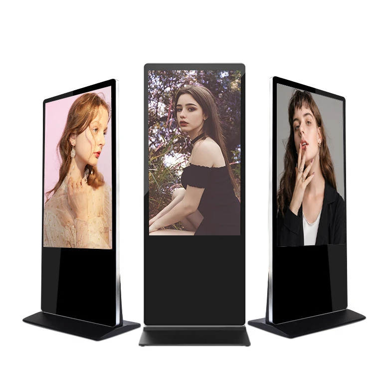 floor standing Indoor Android media player lcd advertising player