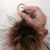 Import Fluffy Raccoon Fur Pom Poms / Hat Accessories / Fur Pompons from China