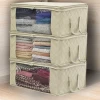 Foldable Storage Bag Organizers, Large Clear Window & Carry Handles clothing storage bag outdoor travel storage bag
