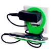 Foldable Stylish Mini Phone Charging Shelf, Wall Rack Charger Adapter Hanger, Folding Phone Charging Stand Holder