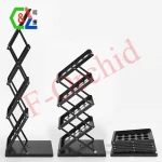 Folding Display Magazine Brochure Catalog Literature Holder Rack Stand Metal Display Rack Retails Store Display Fixtures