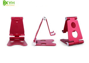 for iphone mobile phone holders display stand metal folding aluminum Adjustable tablet PC mobile phone stand
