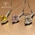 Import ForeverFlame 925 silver gold plated diamond necklace pendant diamond heart cut necklace from China