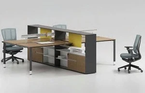 free-combination functional office workstation furniture with high division storage