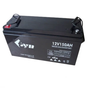 Free Maintenance Lead Solar Inverter Battery Copper Acid AGM 12v 150ah Black Red White Blue OEM Terminal  Color Type