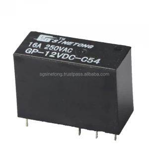 free sample signal relay 12V 16A 8P bistable relay