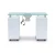 Import French Modern Style Cheap Beauty Salon Furniture Glass Top Portable High Gross Spa White Nail Station Manicure Table With Fan from China