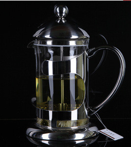 French Press Coffee &amp; Tea Makers 8 Cup (1 liter, 34 oz)-- 304 Grade Stainless Steel &amp; Heat-Resistant Borosilicate Glass