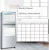 Fridge magnet memo notepad weekly monthly planner custom dry erase boards magnetic whiteboard calendar