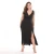 Import FX170170 womens casual dress deep V-neck sexy elegant office womens Apparel Bodycon large size dress from China
