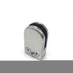 FYL high quality glass mounting hardware flat back round glass clamp glass accessories