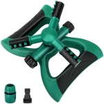 Garden Sprinkler, 360 Rotating Adjustable Lawn Sprinkler Irrigation System with Leak Free Design