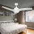 Import GESHENG modern design 110v 220v ceiling exhaust air conditioning remote control luxury ceiling fan with light from China